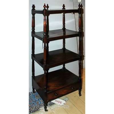 Lot 391 - Regency Mahogany Etagere 19th Century With...