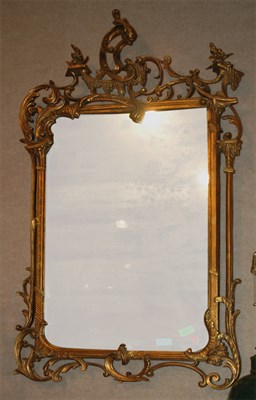 Lot 369 - George III Style Gilt-Wood Mirror Height 42...