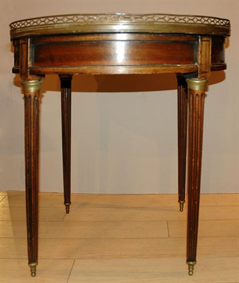 Lot 3205 - Louis XVI Style Marble Top Bouillotte Table...