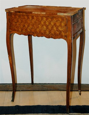 Lot 121 - Louis XV Tulipwood Side Table In the manner of...