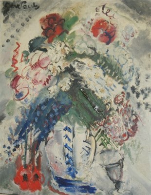 Lot 21 - French School 20th Century Floral Still Life...
