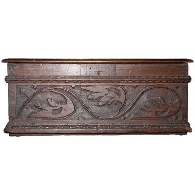 Lot 165 - Charles II Oak Bible Box 17th Century The...
