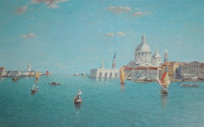 Lot 80 - Niek van der Plas Dutch, b. 1954 Sunlit View...