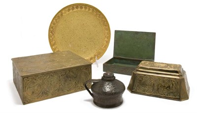 Lot 4378 - Group of Five Tiffany Studios Gilt and...