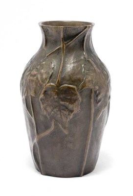 Lot 4364 - Tiffany Studios Bronze Vase Of tapering ovoid...