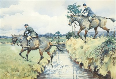 Lot 110 - Peter Curling Irish, b. 1955 Over the Hedge...
