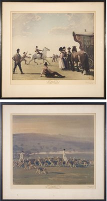 Lot 34 - After Alfred J. Munnings GYPSY LIFE; BELVOIR...