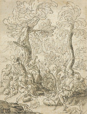 Lot 43 - Italian School 16th/17th Century Preaching of...