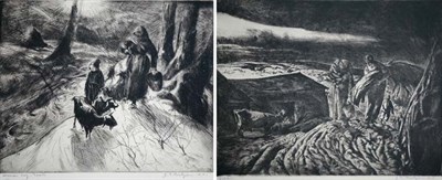 Lot 1136 - John E. Costigan FODDER; FALL PLOWING; WOMAN,...