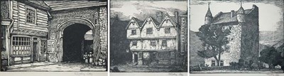 Lot 1140 - Sydney Lee LA TOUR DE L'EGLISE; [FIVE...
