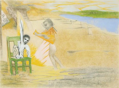 Lot 1090 - Irving Petlin American, b. 1934 Nile, 1980...