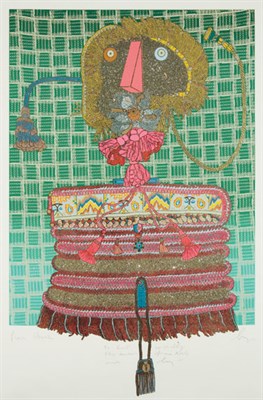 Lot 1003 - Enrico Baj GENEVIEVE PREMOY, DITE LA...