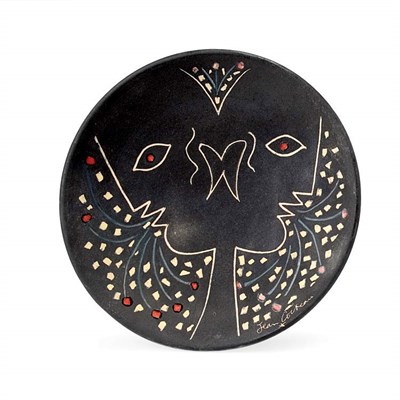 Lot 403 - Jean Cocteau (1889-1963) [PROFILE] Painted and...