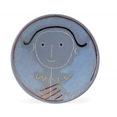 Lot 404 - Jean Cocteau [FIGURE] Painted and partially...