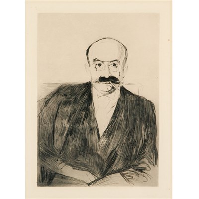Lot 466 - Edvard Munch (1863-1944) PORTRAIT OF DR. MAX...