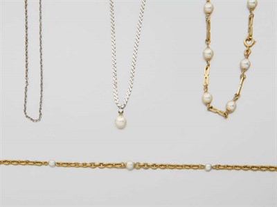 Lot 2884 - Group of Gold Chains
