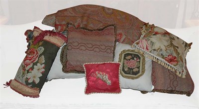 Lot 251 - Miscellaneous Group of Nine Needlework and...