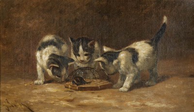 Lot 4044 - John Henry Dolph American, 1835-1903 Trapped!...
