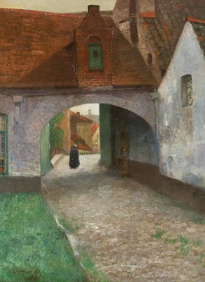 Lot 4043 - Adolf Kaufmann Austrian, 1848-1916 Village...