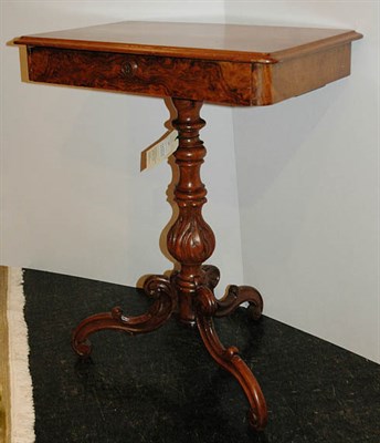 Lot 207 - Continental Fruitwood Tripod Work Table Height...