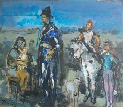 Lot 11 - Robert Bertin French, b. 1915 Circus Troop...
