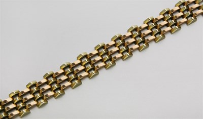 Lot 2378 - Two-Color Gold Bracelet