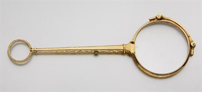 Lot 2576 - Antique Gold Lorgnette