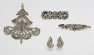 Lot 2895 - Group of Paste Jewelry