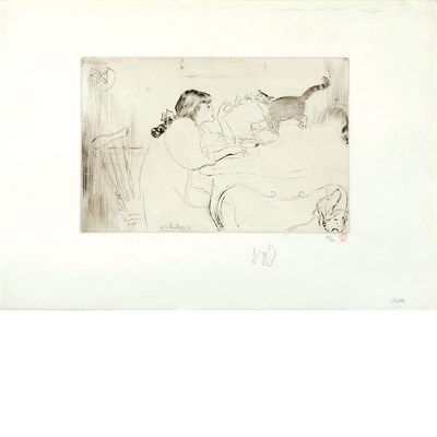 Lot 312 - Louis Legrand (d. 1994) SUR L'HERBE; LA...