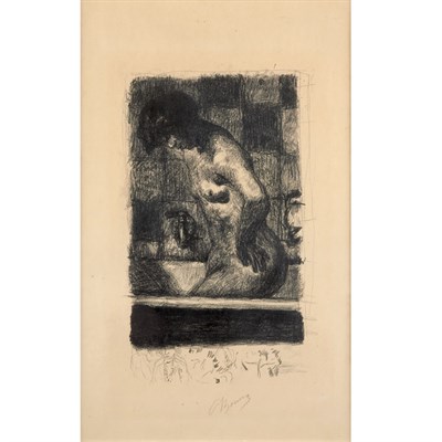 Lot 241 - Pierre Bonnard FEMME DEBOUT DANS SA BAIGNOIRE...