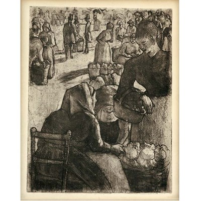 Lot 362 - Camille Pissarro (1831-1903) MARCHE AUX...