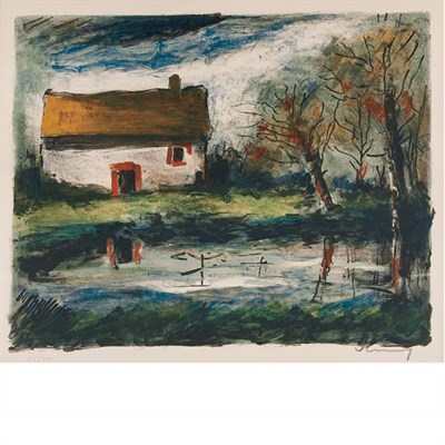 Lot 397 - Maurice de Vlaminck (1876-1958) PAYSAGE...