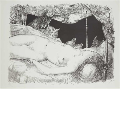 Lot 290 - Tsuguharu Foujita (1886-1968) LA REVE (BUISSON...