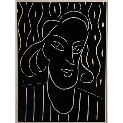 Lot 83 - Henri Matisse TEENY (DUTHUIT 723) Linocut,...