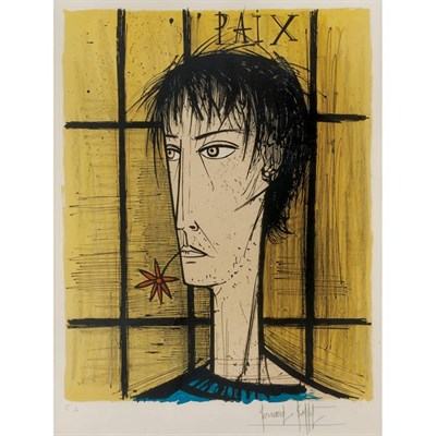 Lot 76 - Bernard Buffet LE PACIFISTE (SORLIER 129)...