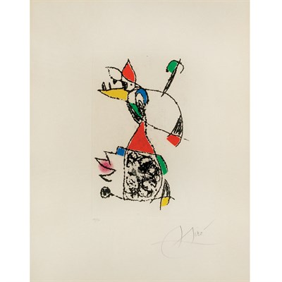 Lot 449 - Joan Miró LE CRIQUET II Color aquatint, circa...