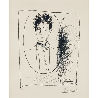 Lot 333 - Pablo Picasso PORTRAIT D'ARTHUR RIMBAUD (B....