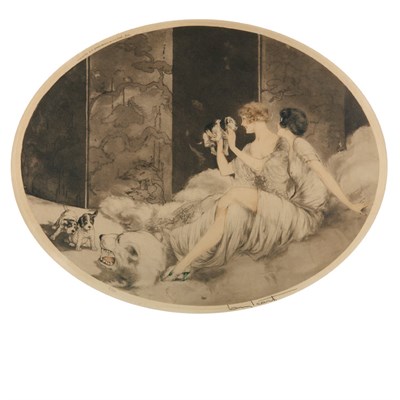 Lot 422 - Louis Icart (1888-1950) PUPPIES...