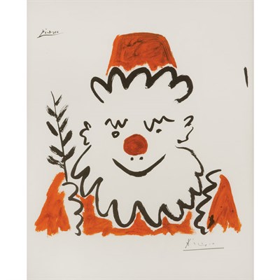 Lot 488 - After Pablo Picasso LE CLOWN Color offset...