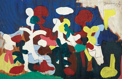 Lot 19 - Robert Goodnough American, b. 1917 Abstract...