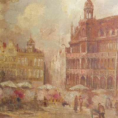Lot 4069 - Ernest de Nagy Hungarian, b. 1881 Market...