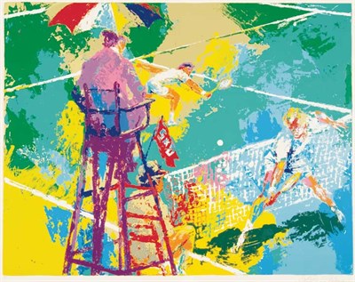 Lot 126 - LeRoy Neiman SUDDEN DEATH Color screenprint,...