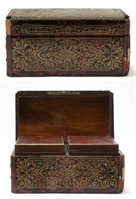 Lot 4218 - Boulle Style Gilt-Metal Mounted Brass Inlaid...