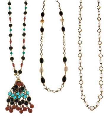 Lot 121 - Two William De Lillo Necklaces