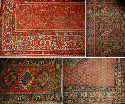 Lot 705 - Group of Four Persian Rugs Comprising a Mahal...