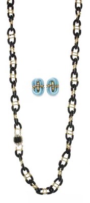 Lot 192 - Archimede Seguso Sautoir and Pair of Earrings