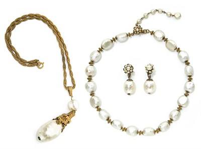 Lot 97 - Group of Miriam Haskell Jewelry