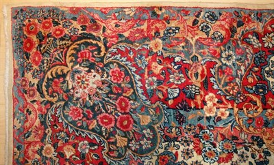 Lot 4596 - Kirman Carpet Southeast Persia, second quarter...