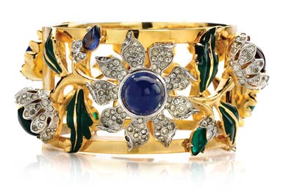 Lot 30 - Cohen & Rosenberger  Flower Cuff