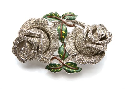 Lot 42 - Coro Tremblant Floral Spray Brooch